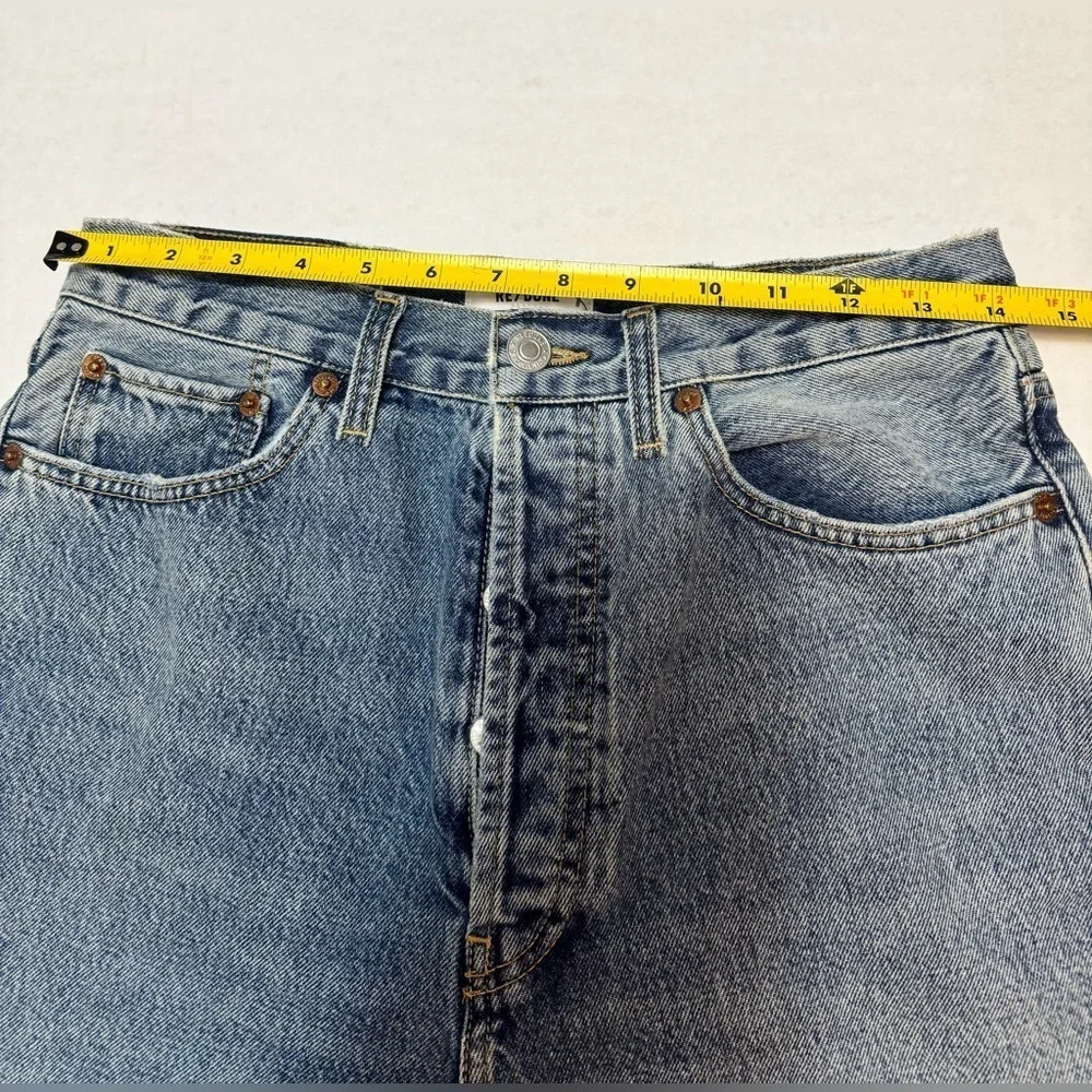 Re/done 70s Ultra High-rise Stove Pipe Jeans